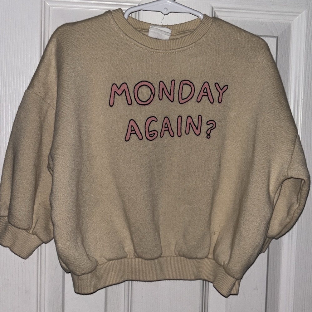 Zara original Monday Again sweater